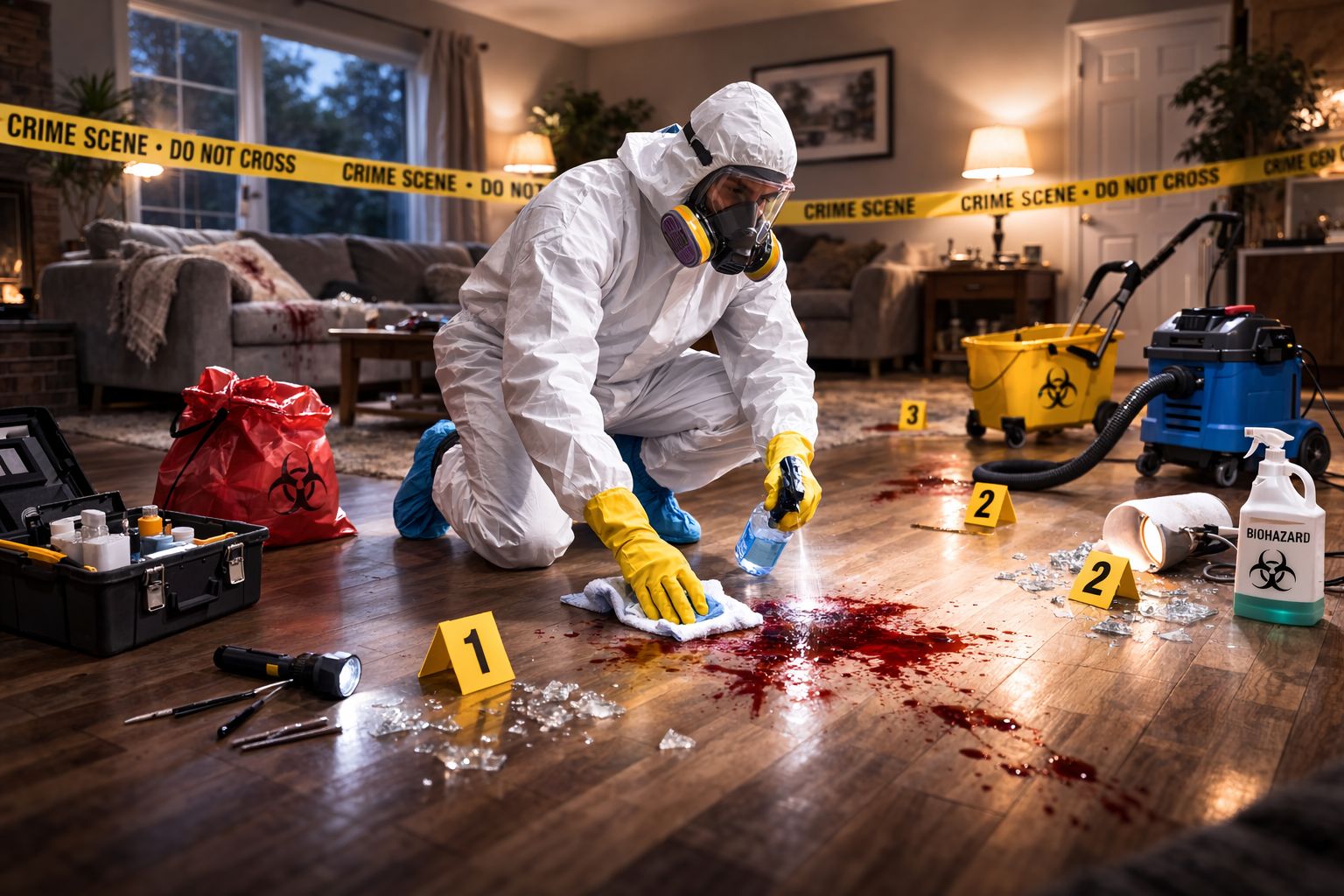 Professional cleanup and remediation service